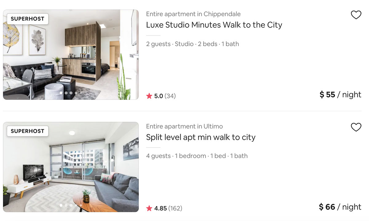 Airbnb review ratings